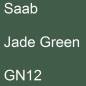 Preview: Saab, Jade Green, GN12.